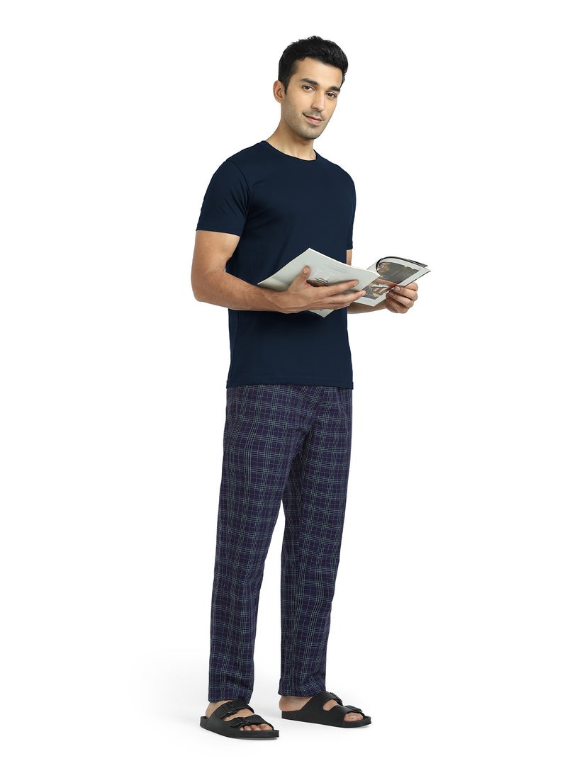 Combed Cotton Checks Men Pyjama