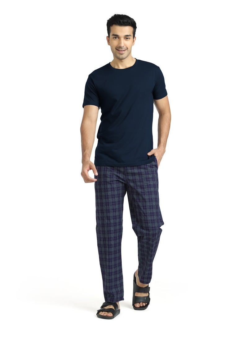 Combed Cotton Checks Men Pyjama