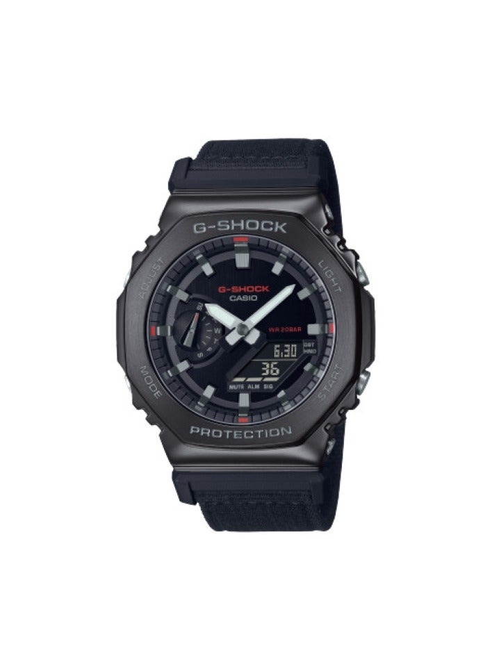 G-shock Men's Watch GM-2100CB-1ADR Metal Bezel Finished in Black Ion Plating 200m Water Resistance Watch