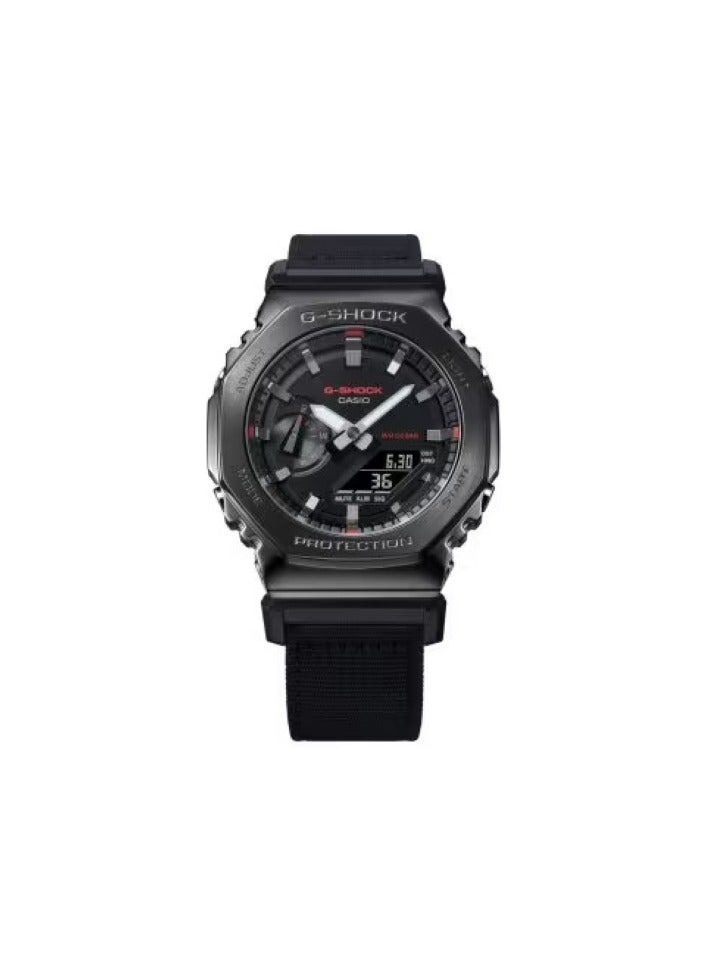 G-shock Men's Watch GM-2100CB-1ADR Metal Bezel Finished in Black Ion Plating 200m Water Resistance Watch