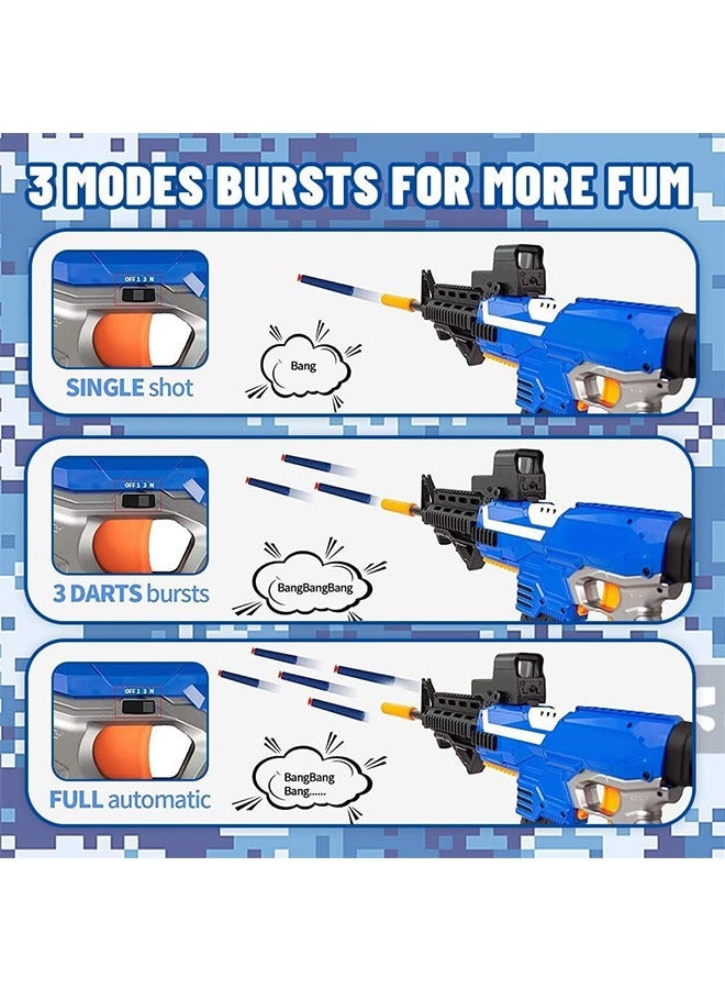 Toy Gun for Nerf Guns Bullets Automatic Sniper Rifle -3 Modes Toy Foam Blasters with Tactical Vest, Bipod, 2 Clips and 150 Darts, Electric Toys for Adults Boys Age 8-12 Gifts for Birthday .