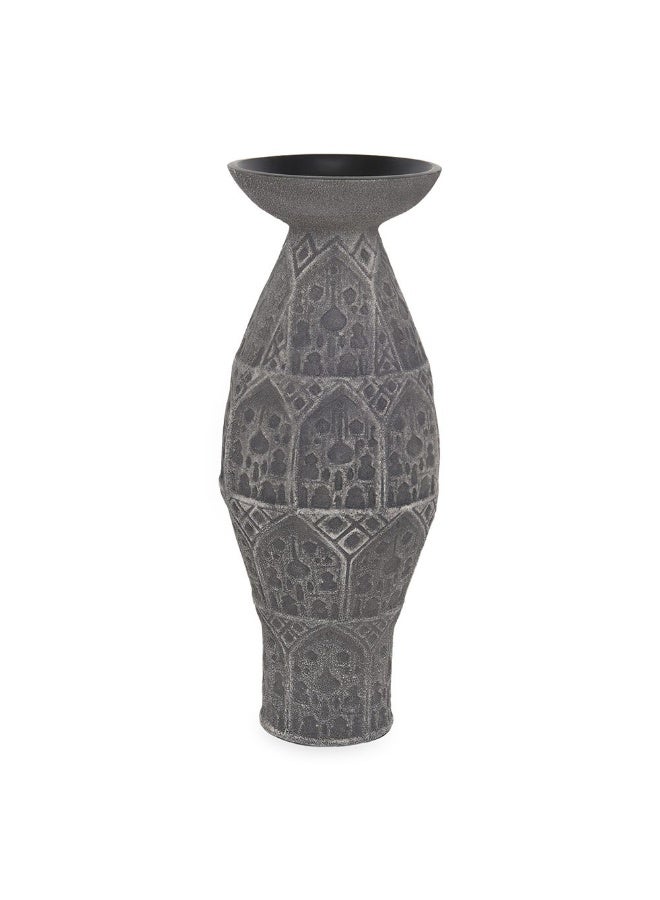 Cory Vase Grey - 16.5X41.5Cm