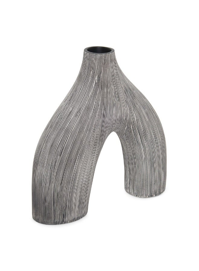 Youn Vase Grey - 33X32.5Cm