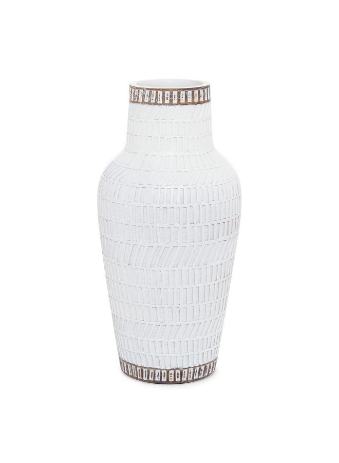 Loyd Vase White Wash - 15.5X32Cm