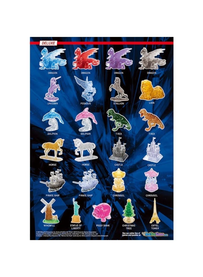 Bepuzzled Original 3D Crystal Puzzle  Cat  Kitten Clear  Fun yet challenging brain teaser that will test your skills and imagination For Ages 12