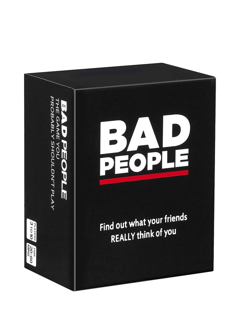 Bad People Card Game Find Out What Your Friends Really Think Of You Party Game