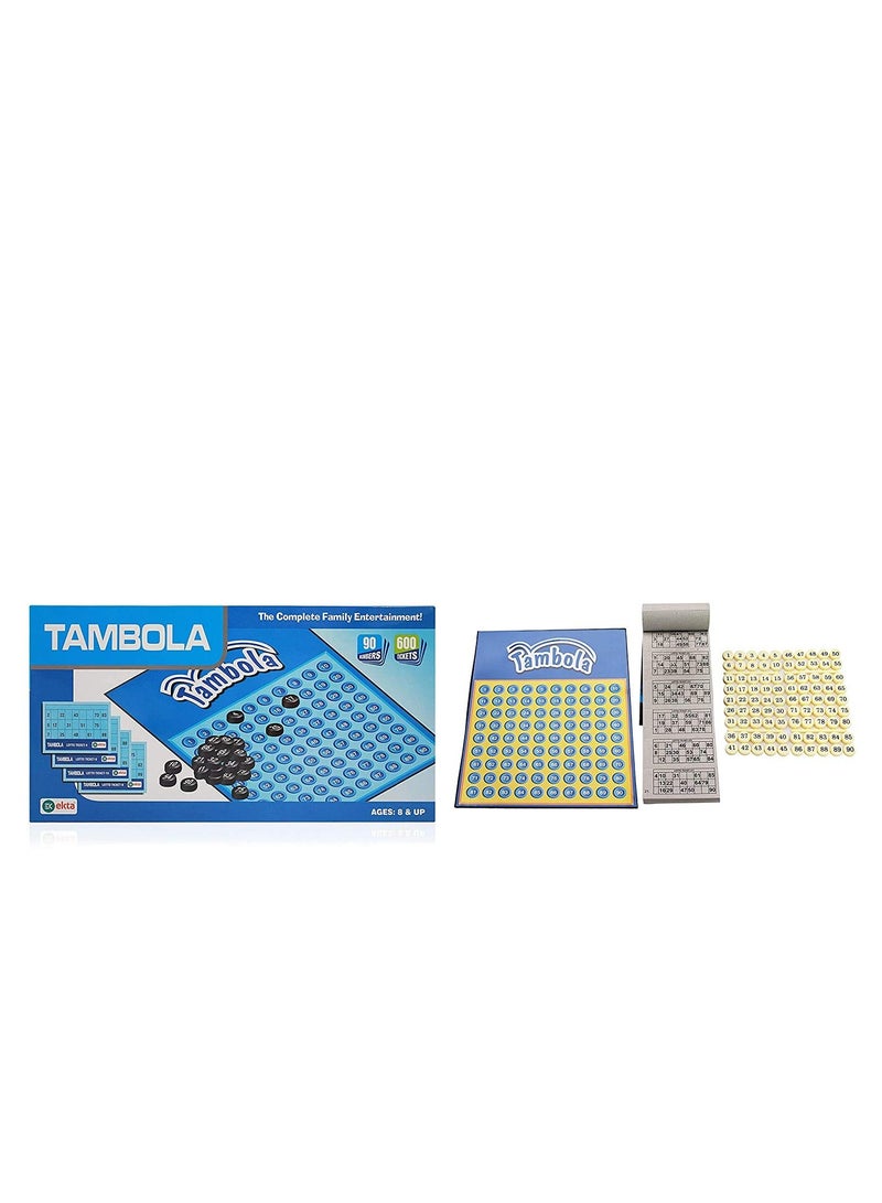 EKTA 600 Tickets Tambola Housie Game for Kids (Multicolour),Pack of 1