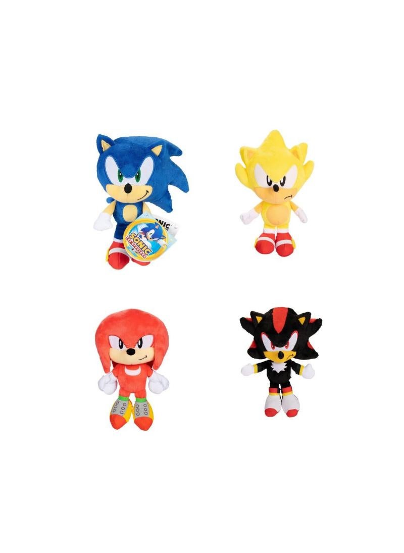 Sonic Basic Plush 9″ Assorted 4 | Plush Toys (Styles May Vary)