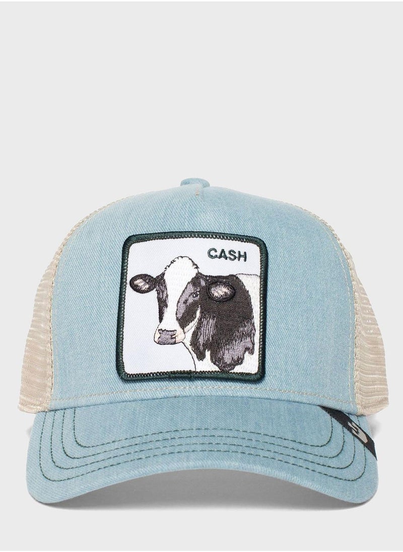 The Cash Cow Curved Peak Cap