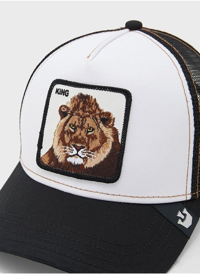 The King Lion Curved Peak Cap