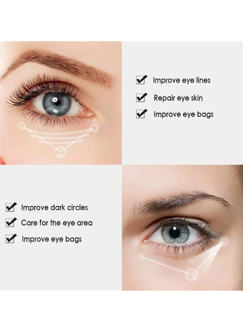 Nicotinamide Eye Cream Dark Circles Fading Anti Eye Bags, Hyaluronic Acid Moisturizing Serum for Puffiness and Eye Care