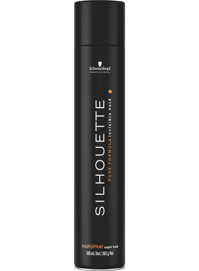 Professional Silhouette Super Hold Hair Spray, 500ml