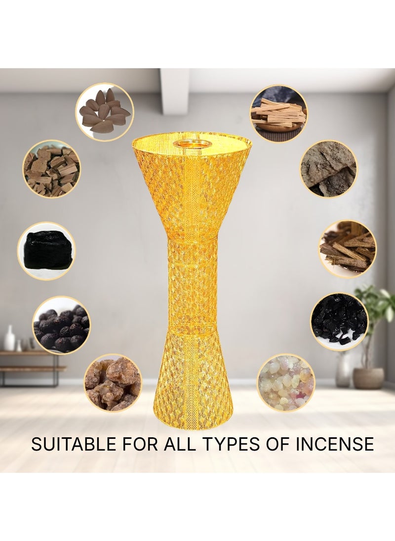 High Quality Large Oud Burner 100 cm Tall Incense Mabkhara for Home Fragrance and Decore