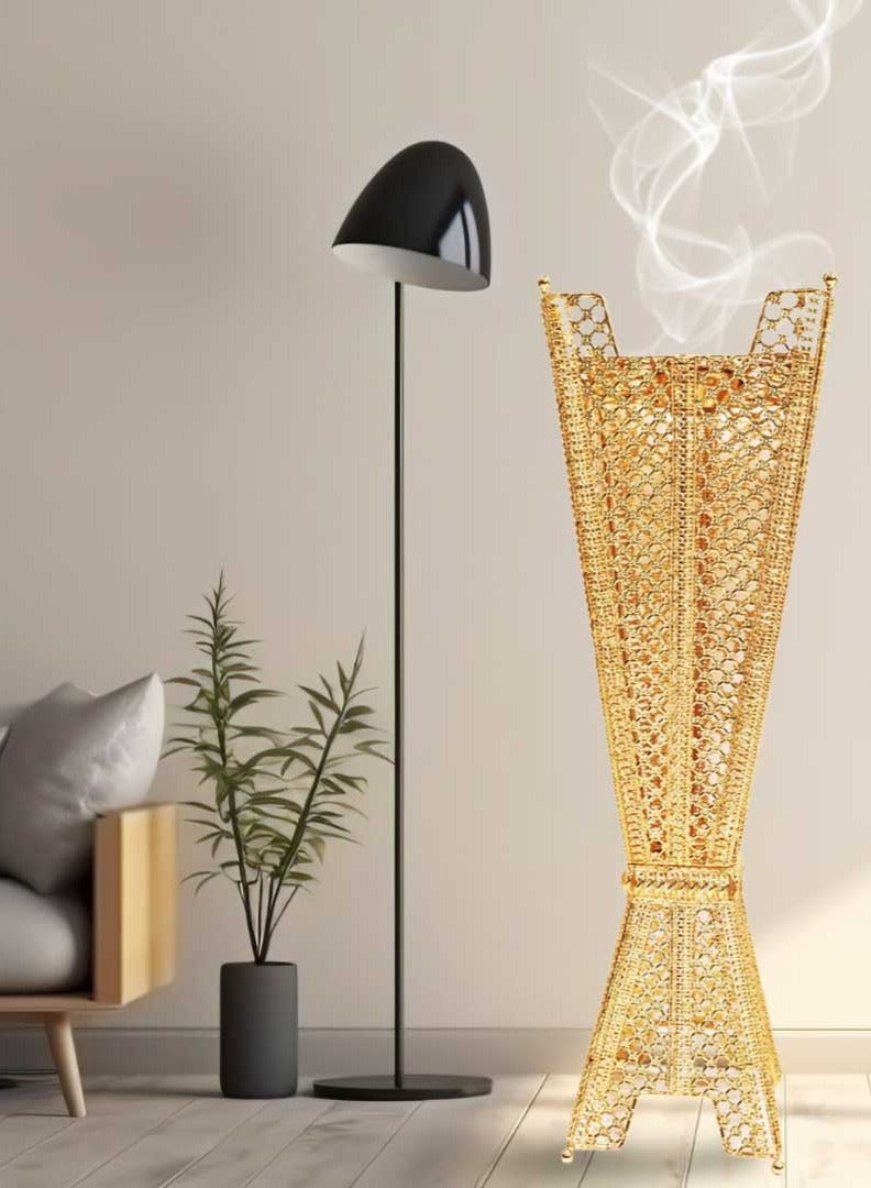 High Quality Large Oud Burner 100 cm Tall Incense Mabkhara for Home Fragrance and Decore