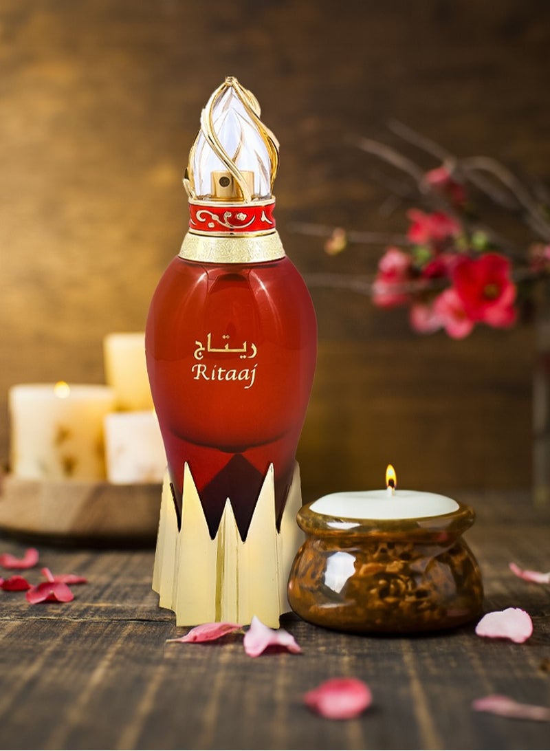Ritaaj Luxurious Perfume Gift Set (3-Piece Collection) – (Perfume, Premium Oil and Bakhoor) - Captivating Scents for Special Occasions