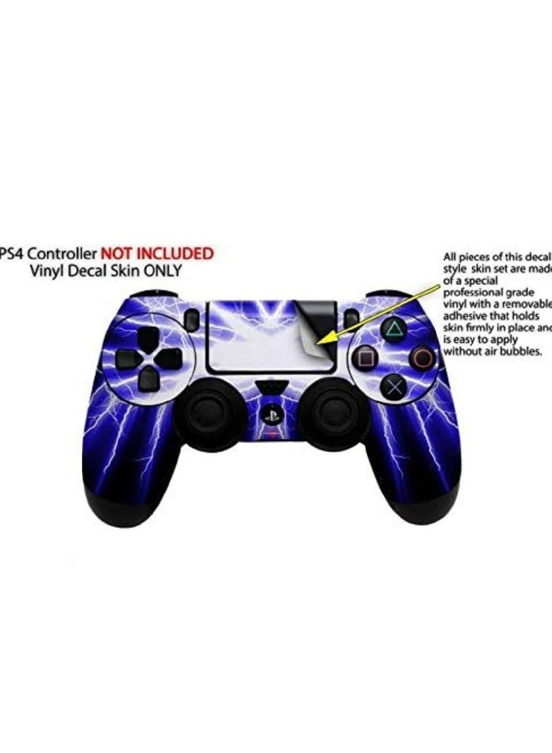 Wireless DualShock 4 Controller for PS4 - Vibration Feedback, Motion Sensors, Touchpad, Light Bar, Share Button & Speaker for Ultimate Gaming Experience (Blue)