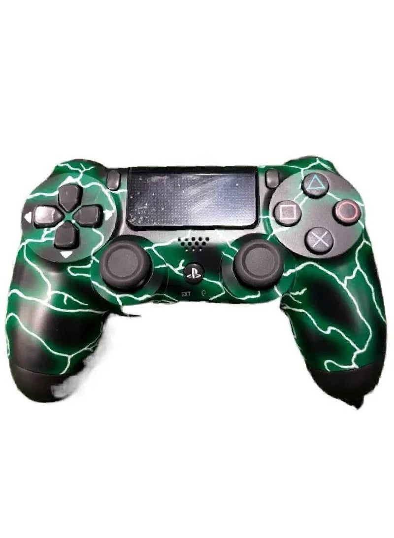 Wireless DualShock 4 Controller for PS4 - Vibration Feedback, Motion Sensors, Touchpad, Light Bar, Share Button & Speaker for Ultimate Gaming Experience (Green)