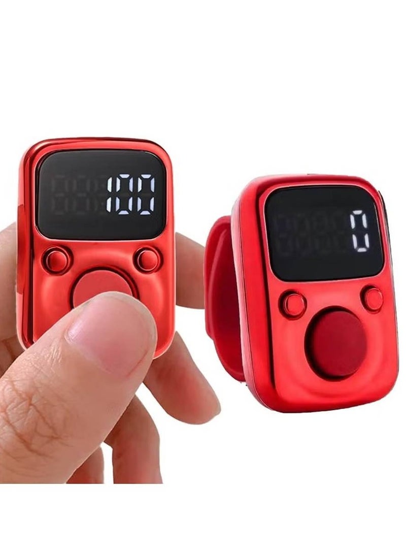 Digital Tasbeeh Ring With LCD Display Screen