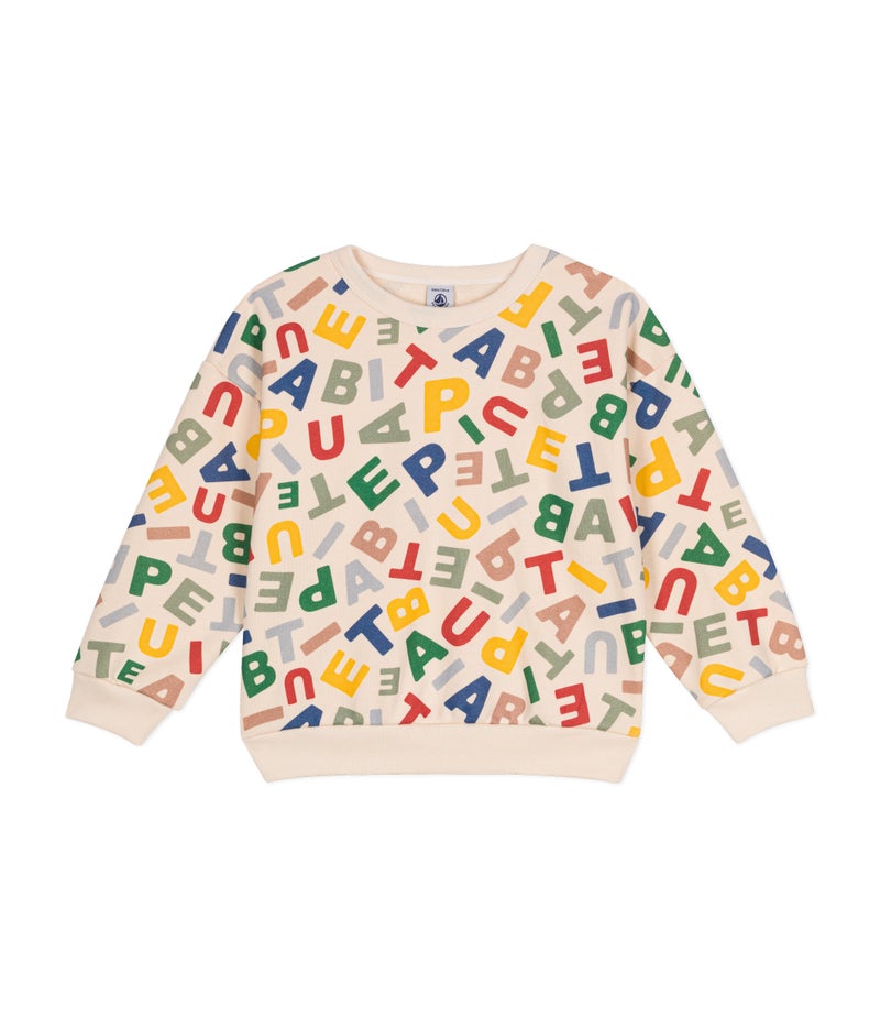 Little boys' fleece sweatshirt