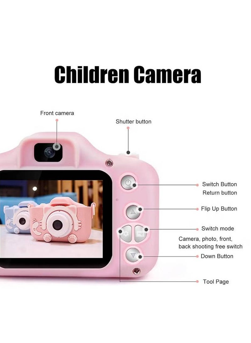 Digital Dual Kids HD Camera For Girls And Boys 32GB Memory Card