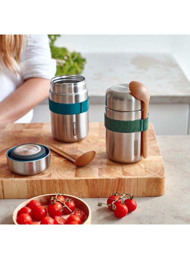 Food Flask Stainless Steel Olive 400ml