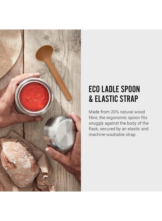 Food Flask Stainless Steel Olive 400ml