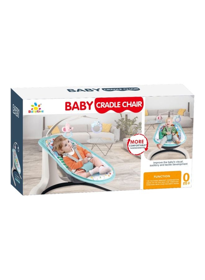 Sturdy Durable Lightweight Comfortable Cradle Musical Rocking Chair With Toys