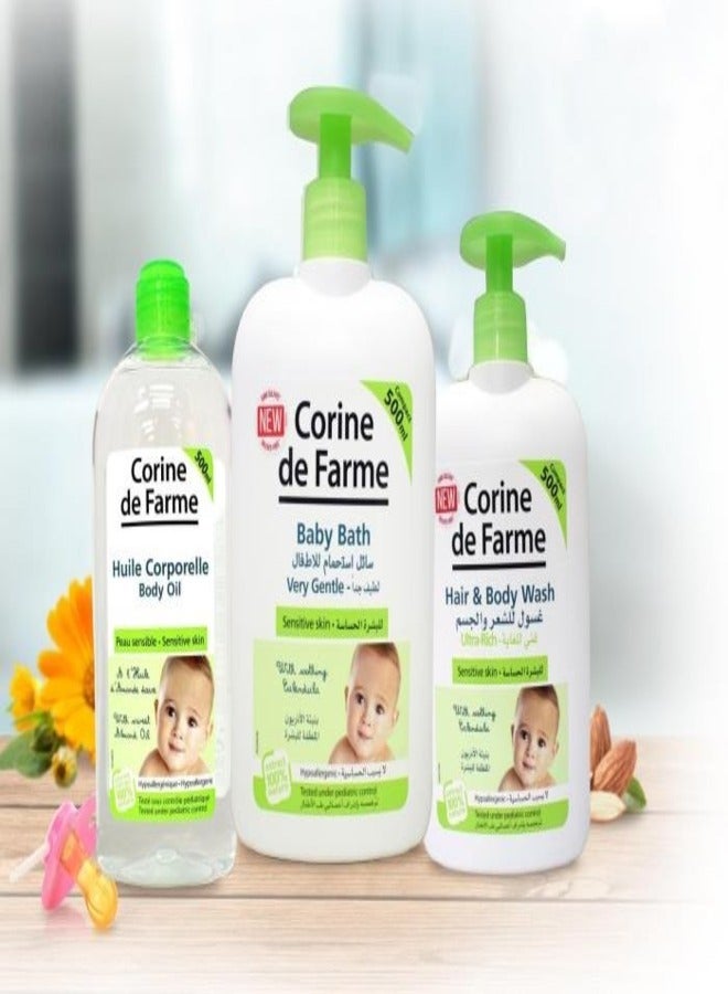 Corine De Farme Moisturising Baby Lotion 500ml | Gentle Hydration for Baby's Sensitive Skin