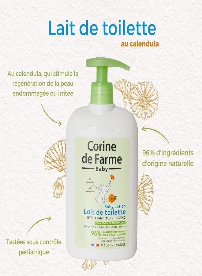 Corine De Farme Moisturising Baby Lotion 500ml | Gentle Hydration for Baby's Sensitive Skin