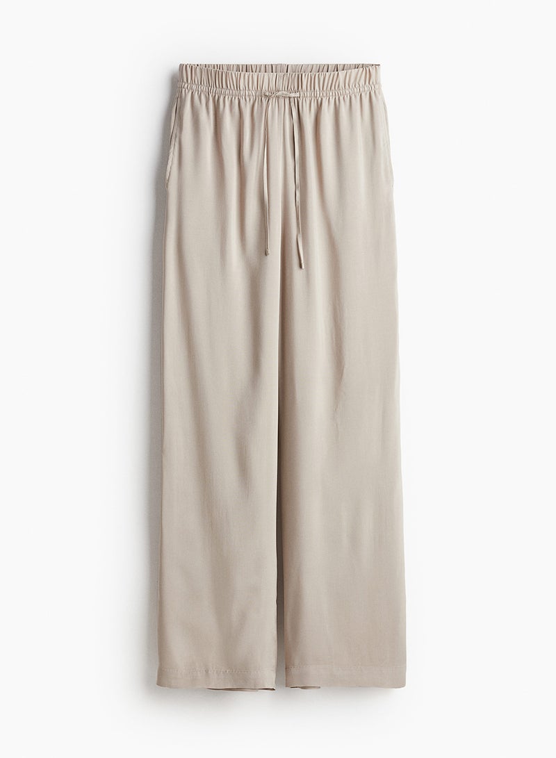 Wide Pull-On Trousers