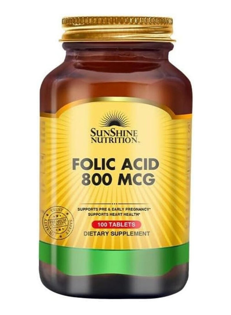 Folic Acid 800Mcg