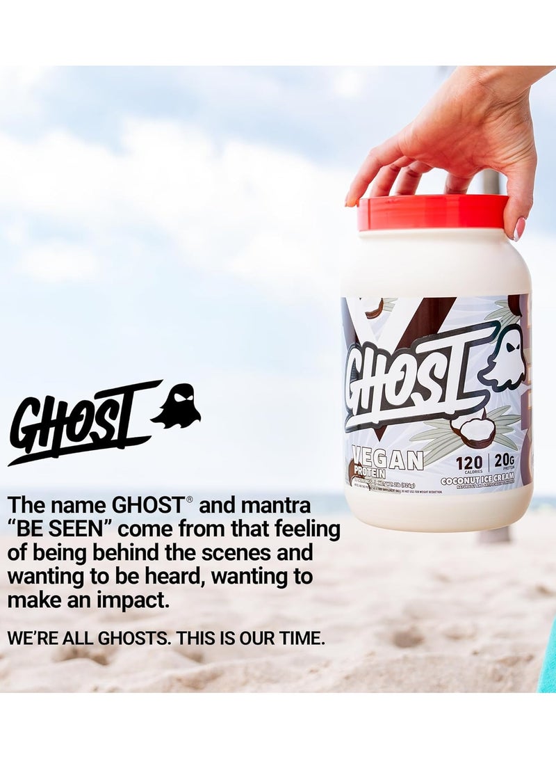 Vegan Protein 924g Coconut Ice Cream Flavor 28 Serving