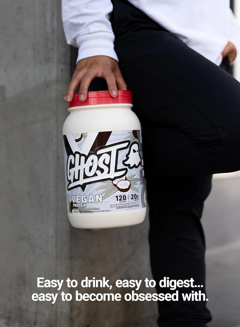 Vegan Protein 924g Coconut Ice Cream Flavor 28 Serving