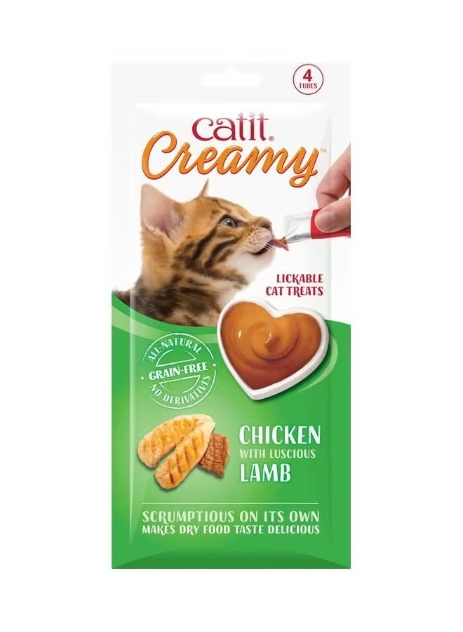 CatIt Creamy Lickable Treats Chicken and Lamb