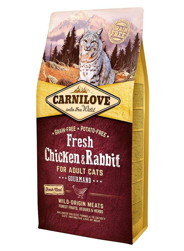 Carnilove Fresh Chicken & Rabbit for Adult Cats 6kg