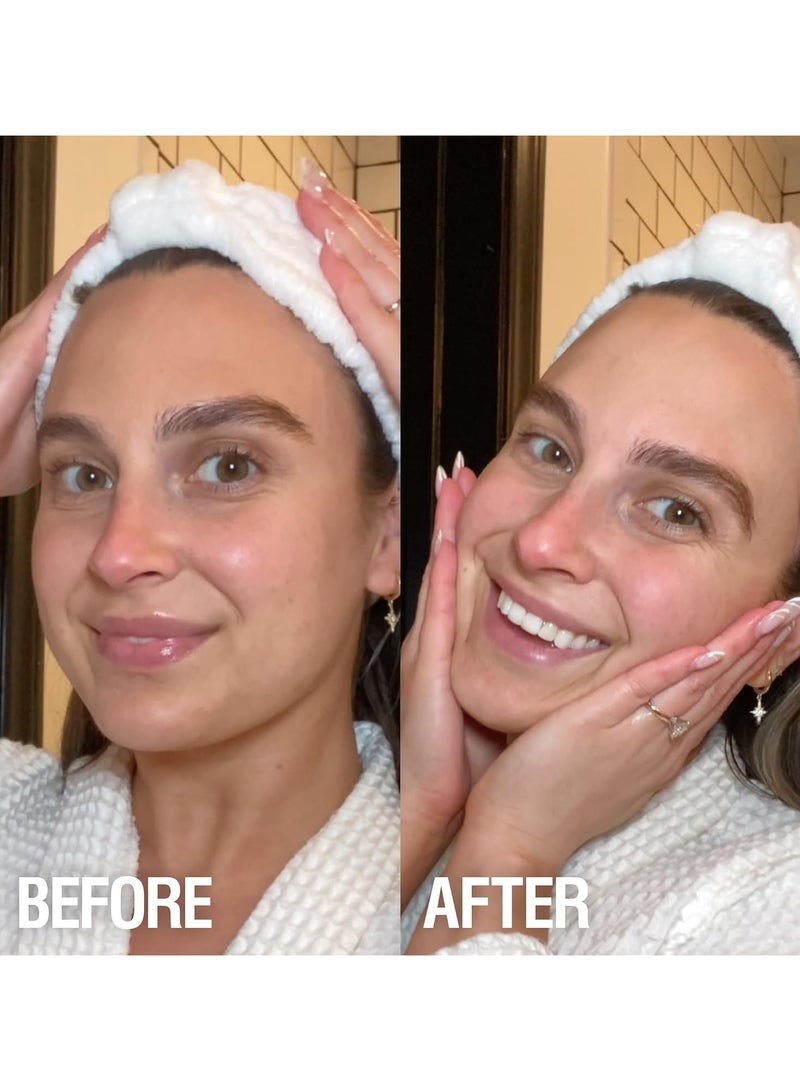 Facial Cleanser Gentle Gel Cleanser Geranium Leaf Bergamot Rosebud Oil Based Face Cleanser for Dry and Sensitive Skin Types Natural Hydrating Face Wash Reduces Acne 200 ml