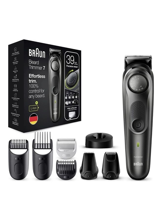 Beard Trimmer, 39-length setting precision wheel, BT7350 Black