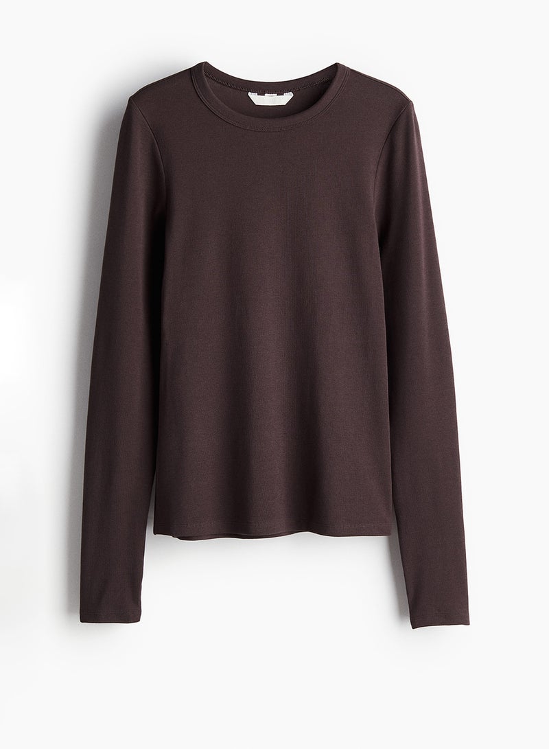 Long-Sleeved Jersey Top