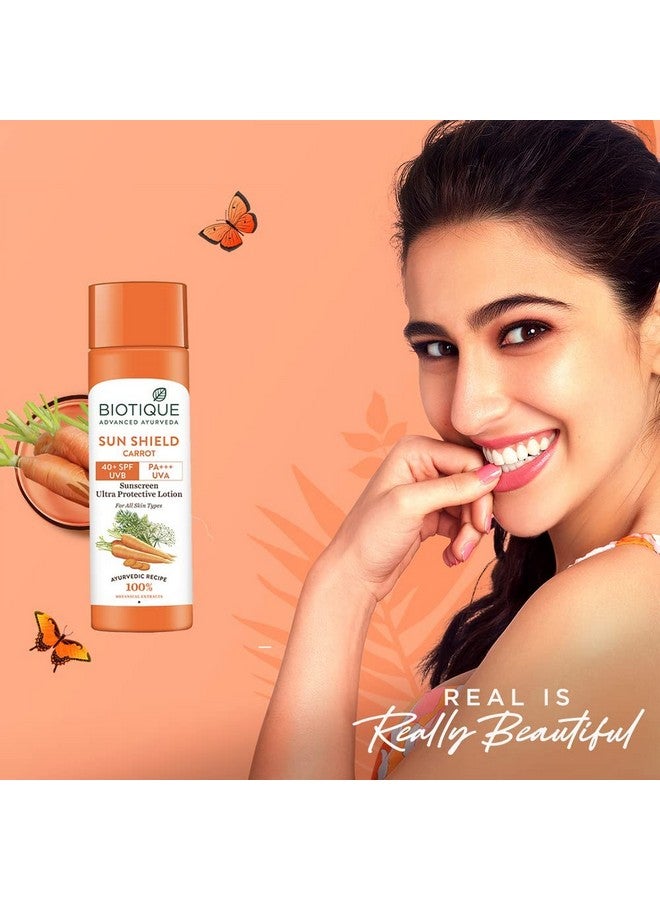 Face And Body Sun Lotion Spf 40 Carrot 120Ml