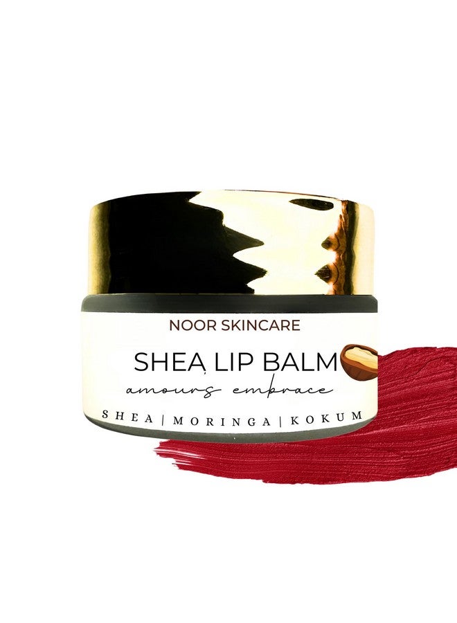 Tinted Shea Lip Balm For Women - 100% Organic Care With Natural Spf,Balms For Dry&Chapped Lips,Lip Gloss For Girls,Butter Mask And Cream,Lip Plumper For That Plumping Gloss,Cheek Tint