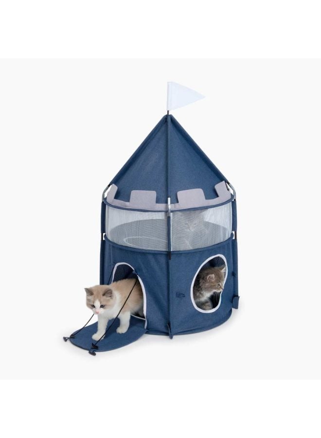 Catit Vesper Cat Tower Castle Blue 48x48x95 cm