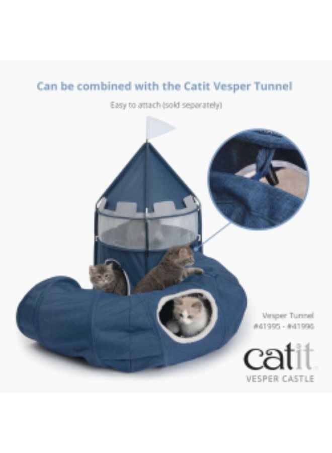 Catit Vesper Cat Tower Castle Blue 48x48x95 cm