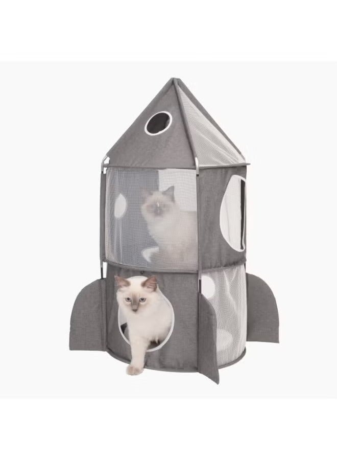 Catit Vesper Cat Tower Rocket Grey 50x50x90 cm