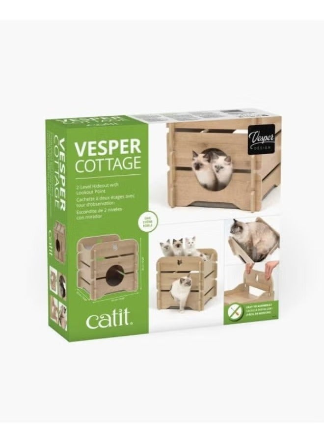 Catit Vesper Cat Furniture Cottage Oak