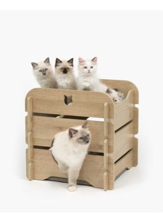 Catit Vesper Cat Furniture Cottage Oak