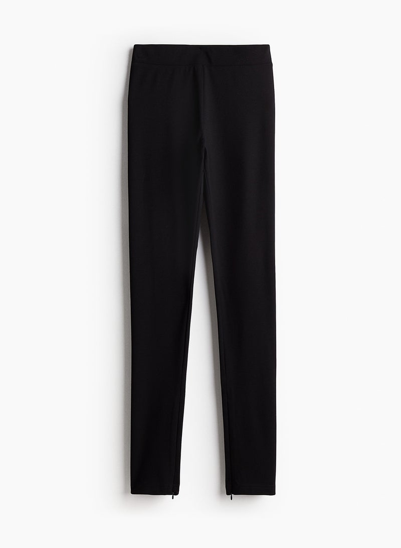 Zip-Hem Leggings