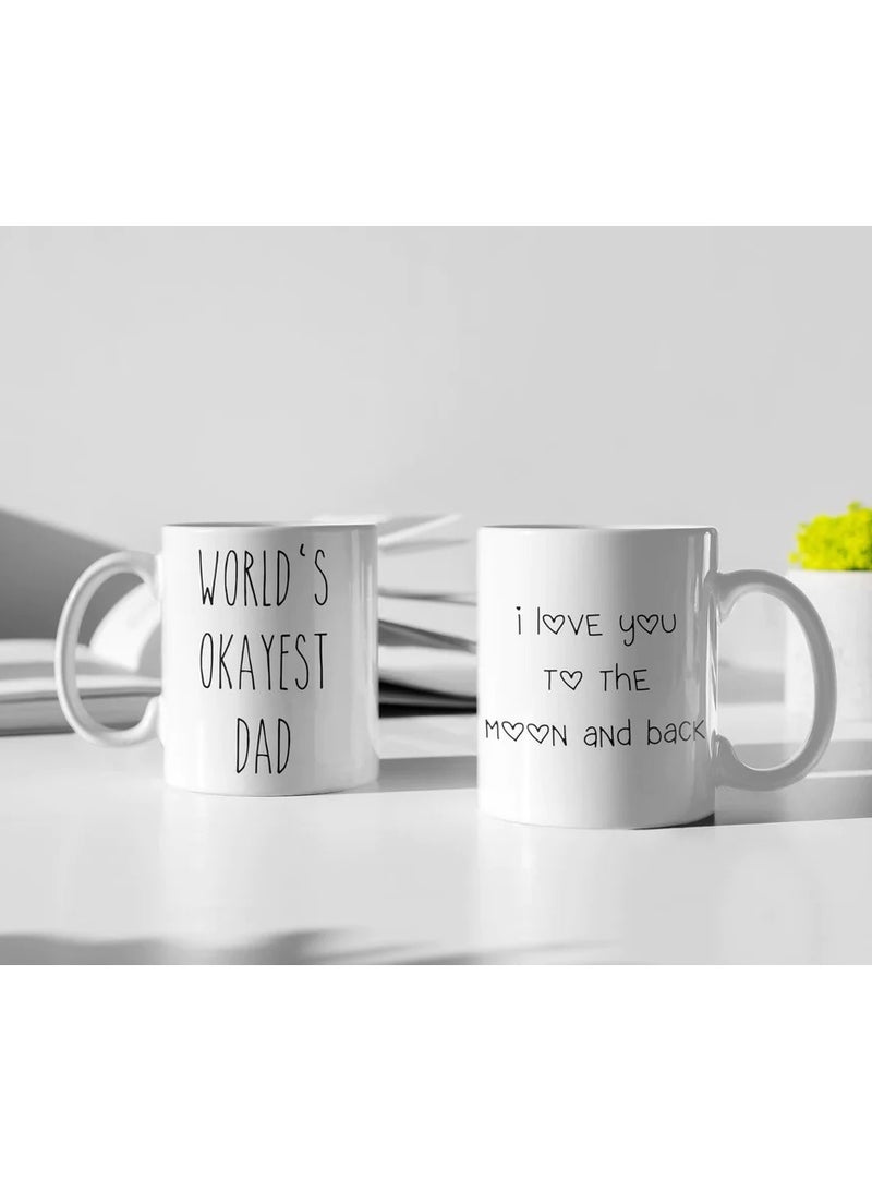 Father's Cute Ceramic Mug, Best Dad Ever Gift,  Coffee Cup, Dad Gifts, Birthday Present, Unique Father's Day Gift