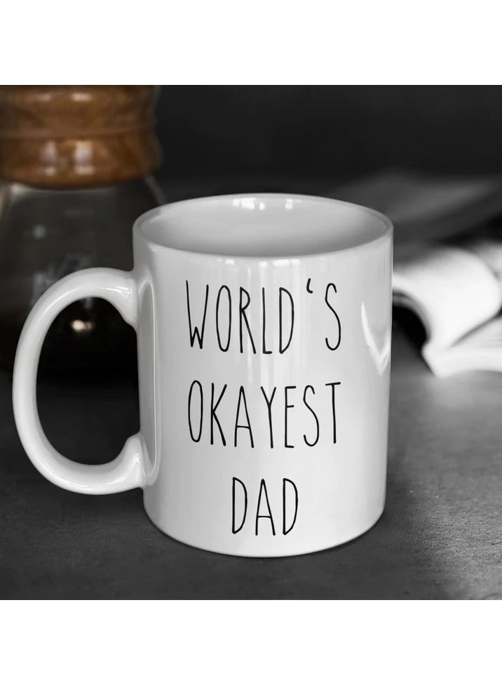 Father's Cute Ceramic Mug, Best Dad Ever Gift,  Coffee Cup, Dad Gifts, Birthday Present, Unique Father's Day Gift