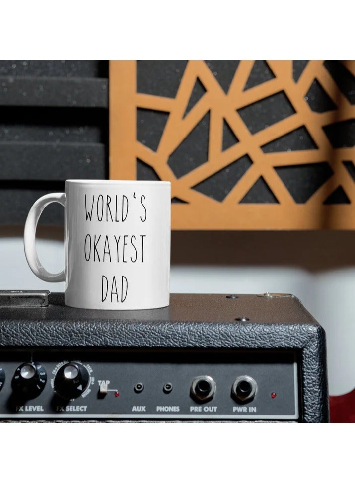 Father's Cute Ceramic Mug, Best Dad Ever Gift,  Coffee Cup, Dad Gifts, Birthday Present, Unique Father's Day Gift