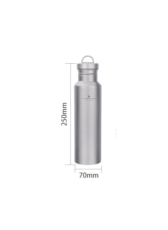 750ML Outdoor Sports Pure Titanium Water Bottle